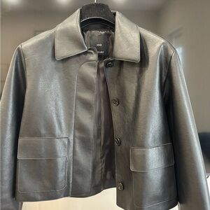 MANGO leather jacket